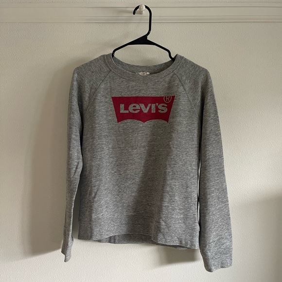 Levi's Tops - Levi's Heather Gray Crewneck